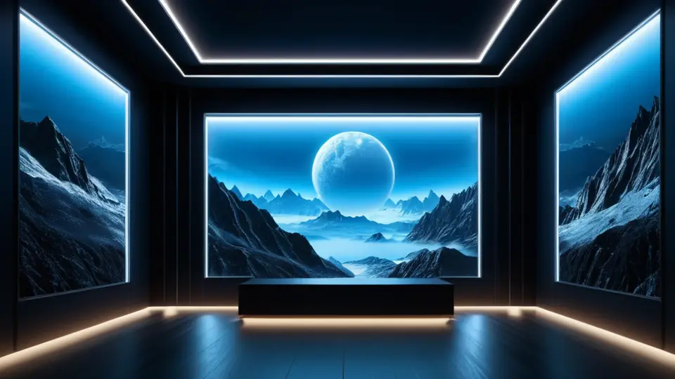扁平插画，多设备（笔记本、平板、手机）展示着不同界面的软件开发UI，淡蓝与白色主色调，居中构图，大量留白