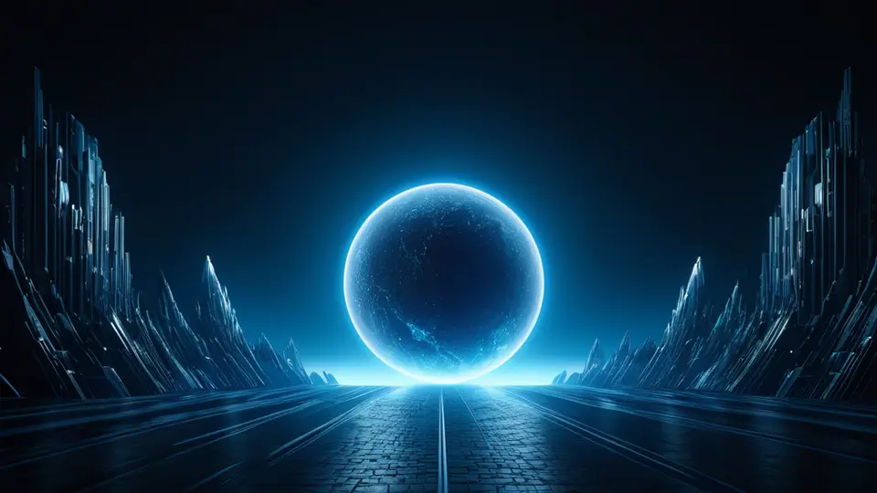 3D渲染，一个简约的软件操作界面示意图，屏幕上显示抽象的应用模块色块、流程图标和进度条，无任何文字，采用柔和的多彩配色，等距视角构图