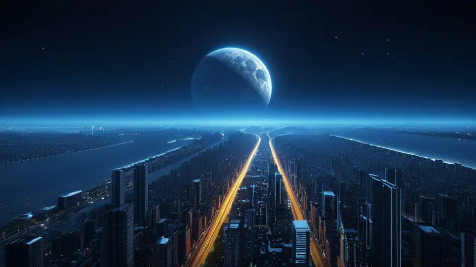 3D渲染风格，一个象征“合作”的握手动画定格特写，握手双方分别用抽象的蓝色代码符号和绿色齿轮符号表示，背景是发光的无限符号，寓意技术协同与持续支持，整体为科技蓝与金属灰色调，特写构图。