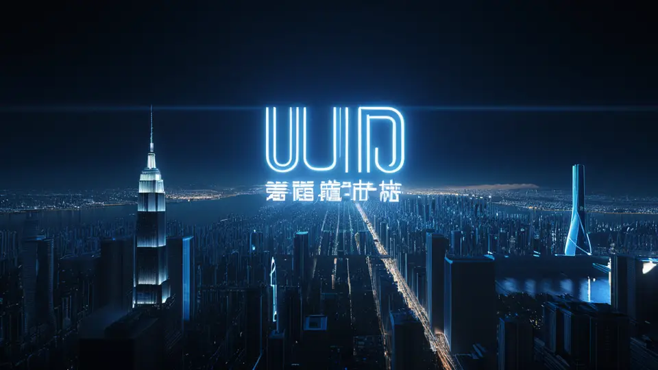 3D渲染风格，俯视视角，一张现代办公桌上，几台笔记本电脑围成一圈，屏幕上显示着不同的项目管理看板、流程图、UI设计稿（均为抽象几何图形与色块，无文字），暖色调灯光，体现团队协作与规划过程。