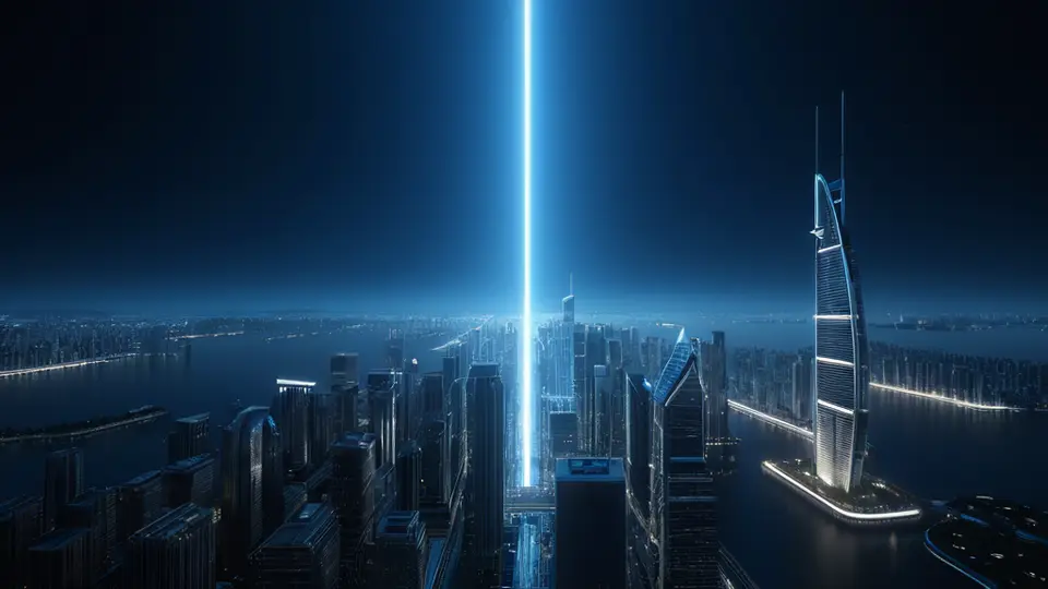 一个极简的对比示意图，左侧是手机轮廓内显示安卓机器人图标，右侧是另一手机轮廓内显示苹果标志，中间用虚线箭头连接，象征跨平台，采用中性灰与品牌蓝配色，构图对称，大量留白