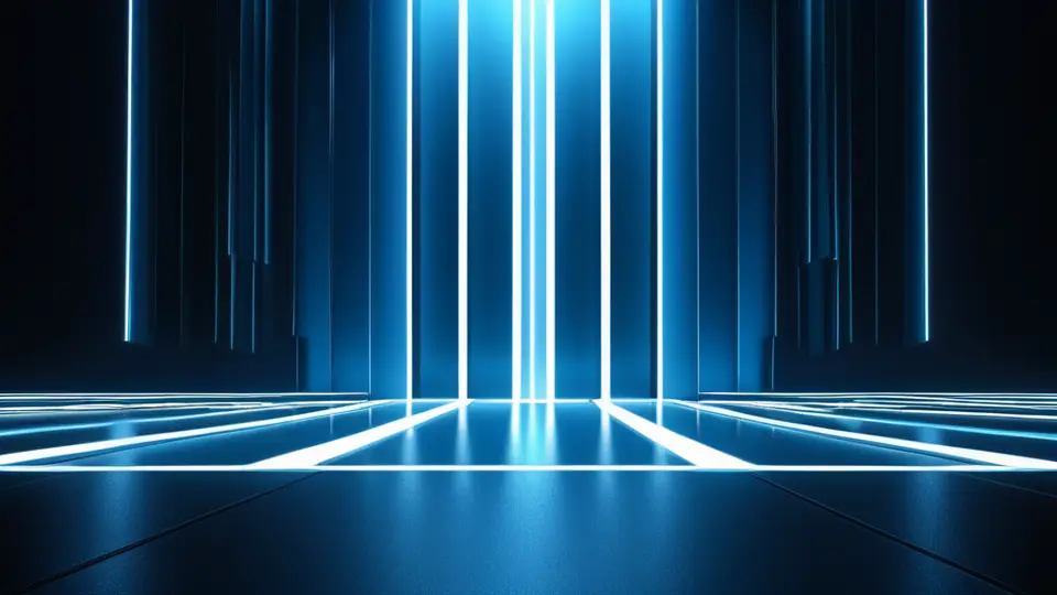 3D渲染，一个抽象的数字大脑由齿轮和电路板构成，连接着代表企业、工厂、物流的图标，科技蓝与白色为主色调，中心对称构图，体现数字化与定制化