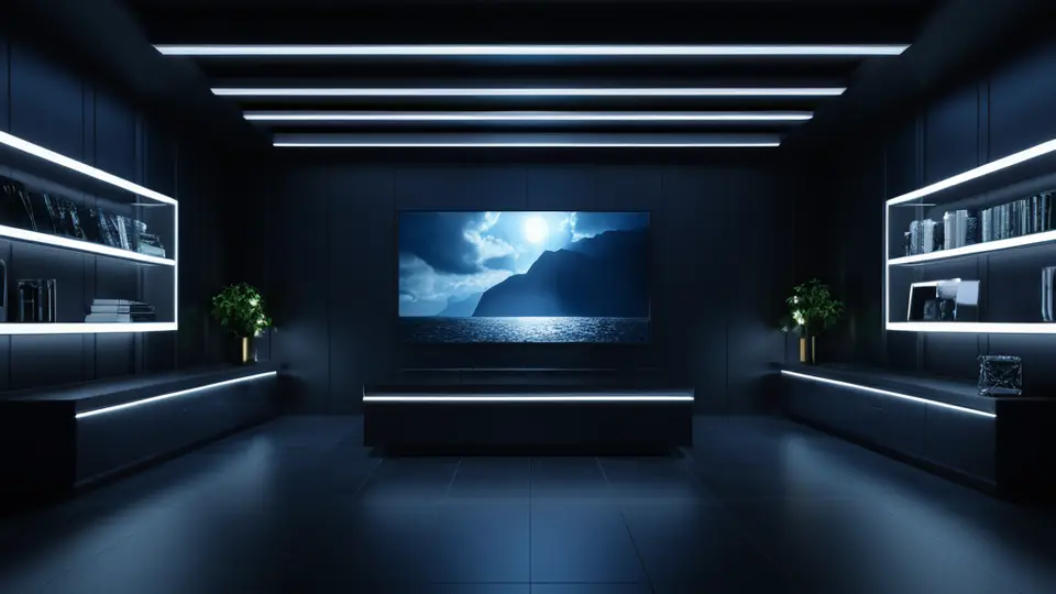 办公环境中，笔记本电脑显示手机应用界面草图，周围散落设计工具，写实摄影风格，暖色调，俯视构图，留白区域