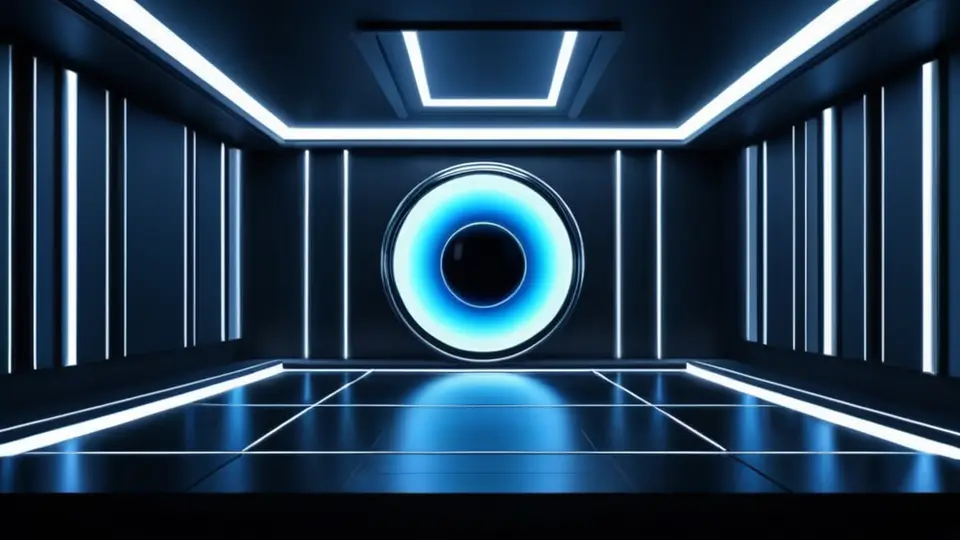 扁平插画，办公桌上一台笔记本电脑屏幕显示Android Studio代码编辑界面，淡蓝主色调，居中构图，桌面有安卓机器人小模型，大量留白