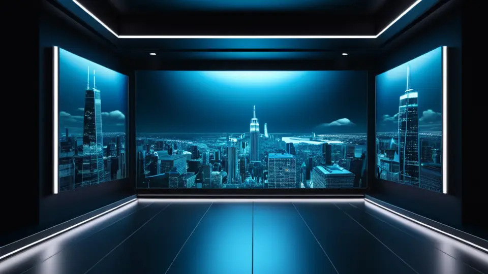 一个抽象的示意图，展示软件界面模块的拖拽与组合过程，采用3D渲染风格，灰白色调的模块图块悬浮在淡蓝色背景上，用线条指示组合关系，无文字，俯视视角构图