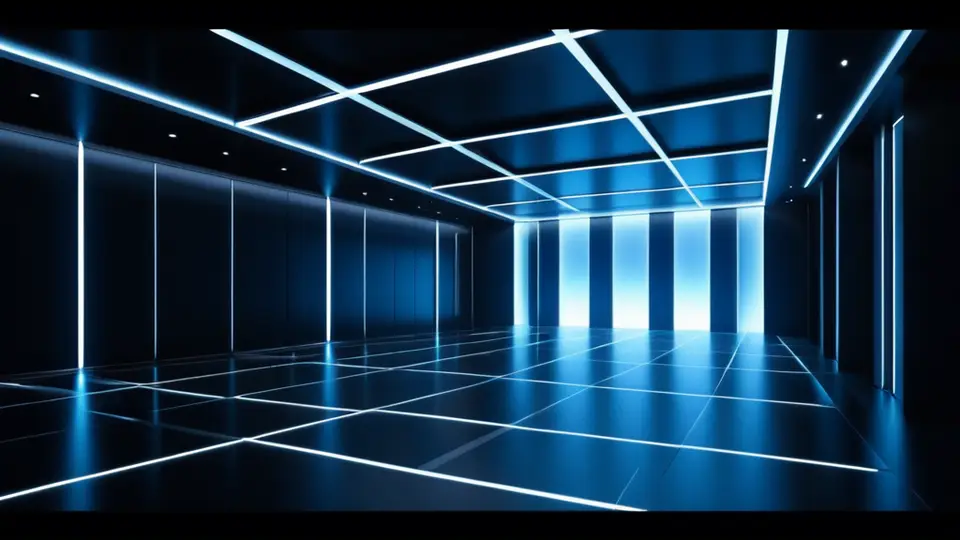 扁平插画，流程图展示从摄像头图标到网络云再到NVR图标的连接过程，使用蓝色和绿色为主色调，步骤清晰，大量留白