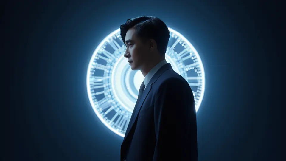 商务示意图，一个手机屏幕显示中国电信官方APP的界面，界面上有“副卡办理”、“跨域服务”等图标和色块，无任何文字，背景为简洁的浅灰色，突出操作流程