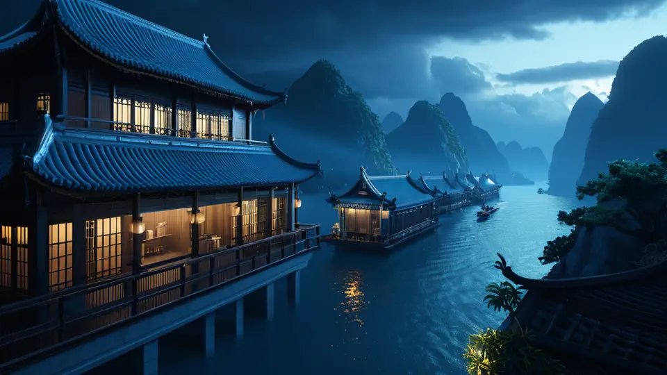 扁平插画，一张中国地图上，北京、上海、广州三个城市之间用虚线连接，虚线中间有一个代表“家庭”的房屋图标和代表“SIM卡”的卡片图标，淡蓝与白色为主色调，简洁商务风格，居中构图