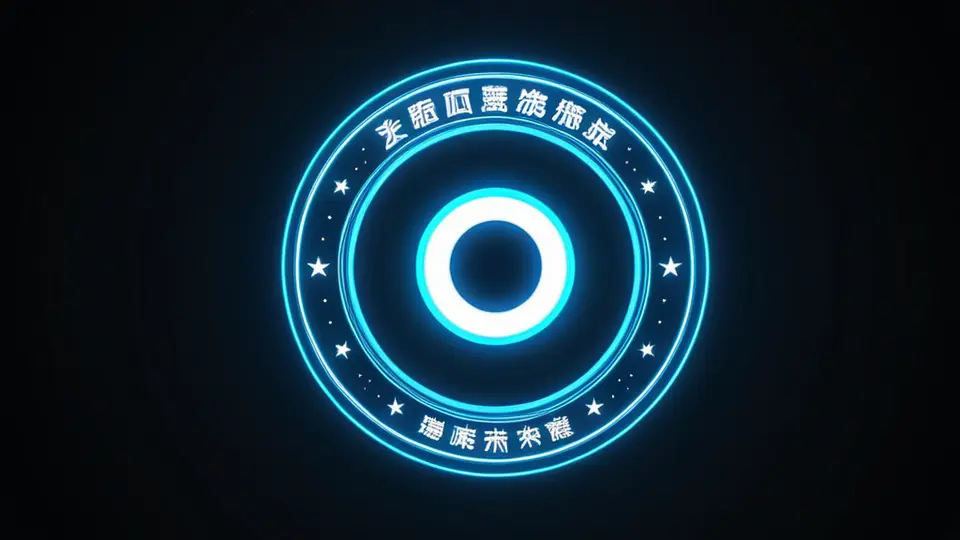3D渲染，一个抽象的“品牌一致性”概念图，中心是一个发光的品牌Logo，周围环绕着象征不同内容形式的图标（文章、视频、图表），所有元素通过平滑的线条连接，色调统一，科技感，俯视视角