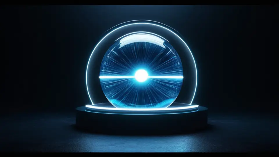 3D渲染，一个天平秤，左边托盘上是“DIY”文件夹，右边托盘上是“代理”文件夹和时钟图标，象征时间成本，中性色调，对称构图