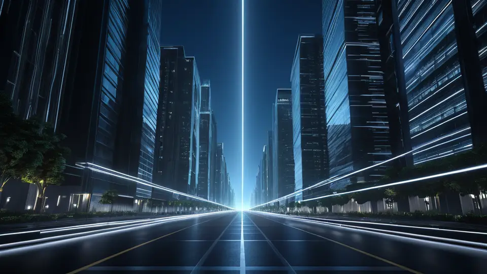 一个简约的办公桌场景，桌上放着笔记本电脑和一份模糊的合同文件，一只手正悬停在“虚拟位置”开关的图标上方，图标为一个地图钉与循环箭头，3D渲染风格，中性灰与商务蓝配色，俯视构图，聚焦于手部动作的抉择感