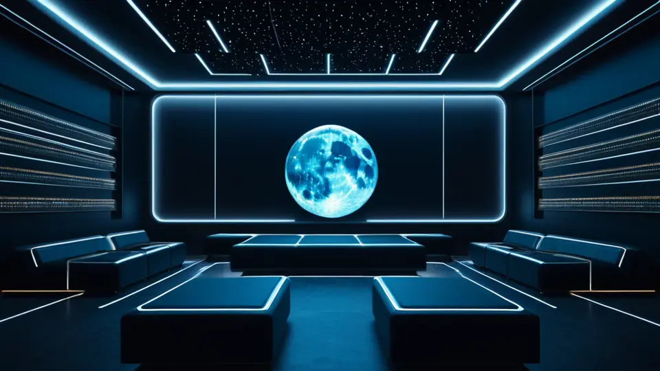 3D渲染，一个现代化的教室场景，学生使用平板电脑，屏幕上显示抽象的进度条和图表，无任何文字，灯光柔和，科技感与教育氛围结合