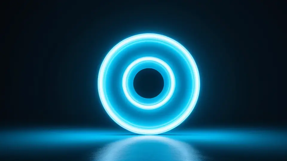 3D渲染，一组抽象的彩色几何立方体代表不同数据模块，它们通过发光的线条连接，形成一个立体的网络结构，背景为深蓝色，突出科技感与系统性，无任何文字