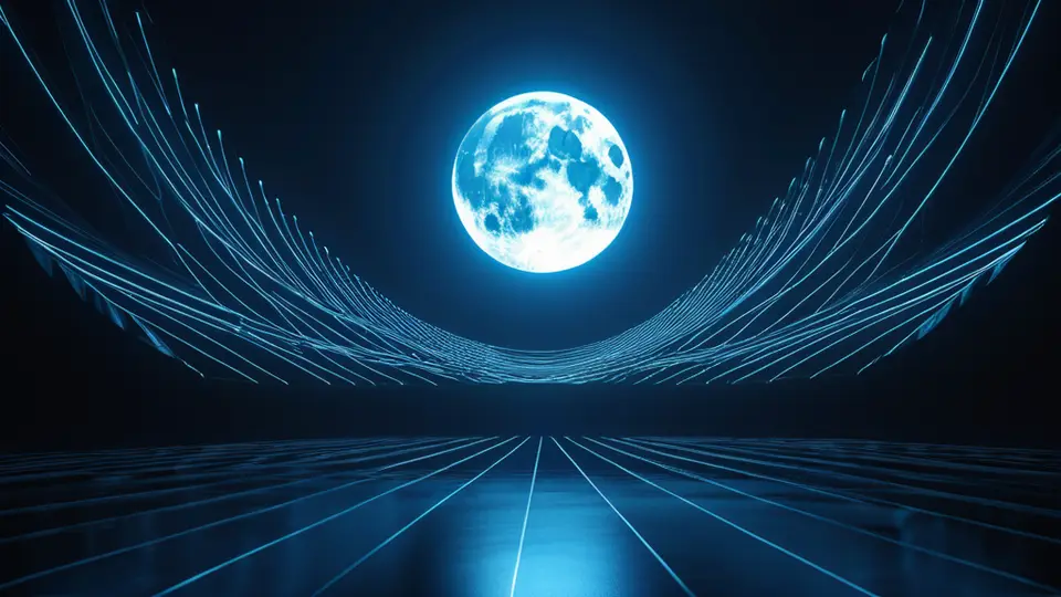 3D渲染风格，一个发光的数据库中心与多个代表用户的小人图标通过光束连接，象征数据整合与用户管理，采用深蓝与亮白色调，中心构图，富有科技感