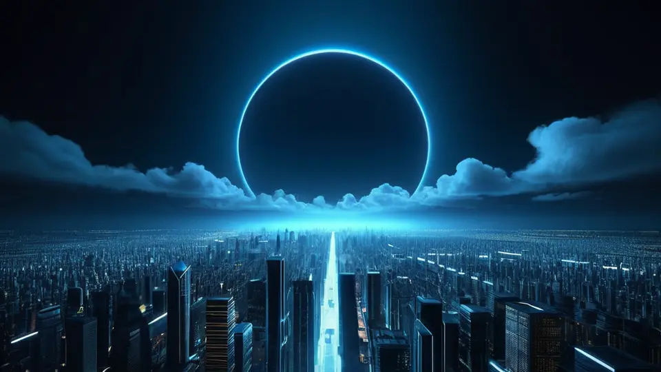 3D渲染，一个地球仪模型旁环绕着几个卡通化的手机卡和信号塔图标，象征全球通信，科技蓝与白色搭配，对称构图