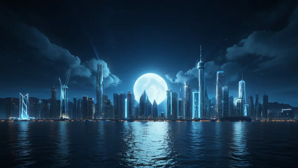 商务示意图，一个流程图，从“选择号码”图标开始，经过“身份验证”、“套餐选择”、“支付”图标，最后到“SIM卡激活”图标，使用电信品牌蓝和灰色，线条清晰，无文字标签