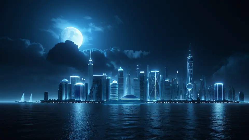 商务示意图，一个流程图风格的图表，用箭头连接几个抽象的步骤图标（如手机、证件、对勾），使用淡蓝和白色为主色调，中央构图，简洁清晰