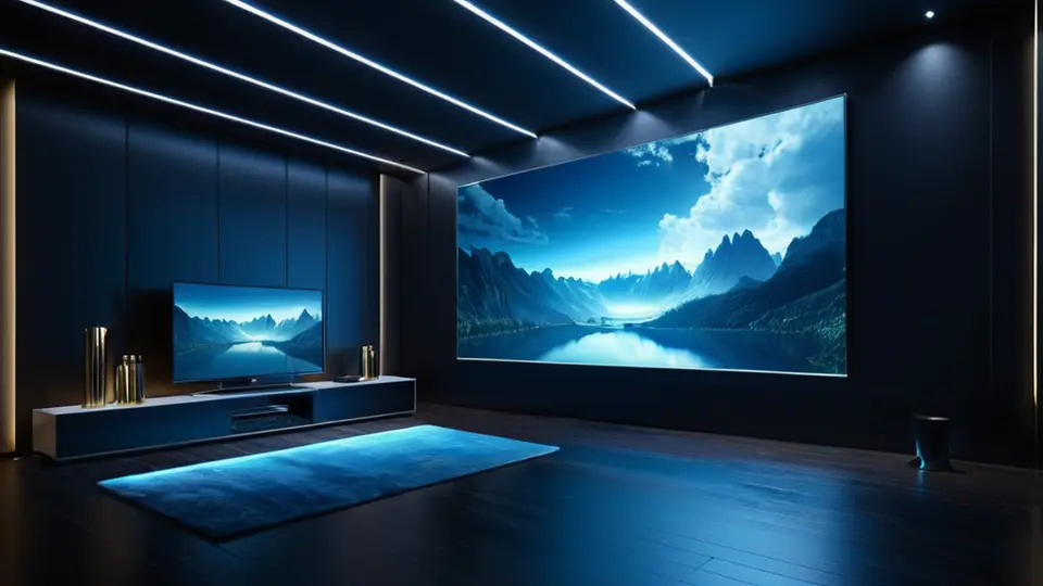 3D渲染，一个地球仪上连接着几部发光的智能手机，象征跨地域通信，科技蓝与白色为主色调，中央构图，背景简洁