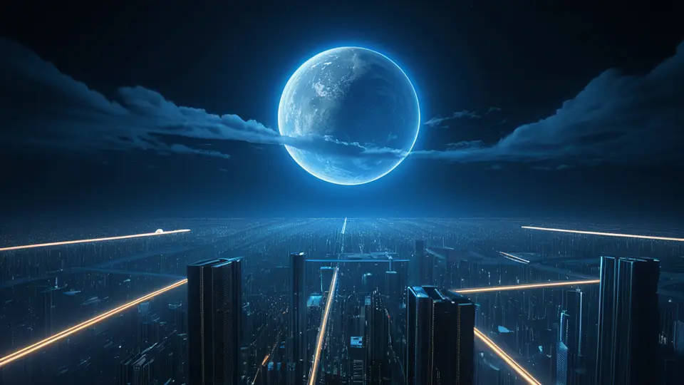 扁平插画风格，一个简洁的流程示意图，左侧是一个手机图标代表“线上申请”，右侧是一个建筑图标代表“线下营业厅”，中间用箭头连接到一个SIM卡图标，背景为浅灰色，配色使用联通品牌红和科技蓝，采用对称构图，清晰明了