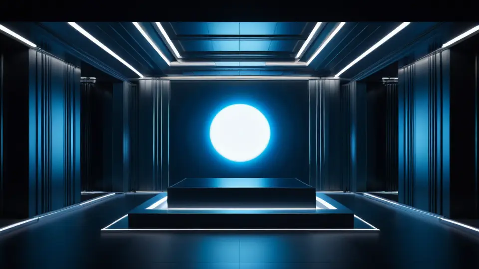 商务示意图，一个中心化的微信图标向外辐射出多个功能模块图标（购物车、对话框、日历、图表），用简洁的线条连接，蓝绿色调，扁平风格，象征功能扩展