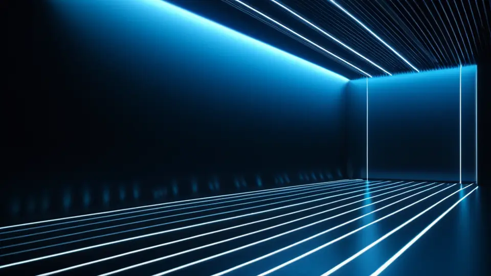 3D渲染风格，展示一个游戏场景从简单的线框模型自动填充纹理、光影和细节的演变过程，暖色调，侧视图，突出自动化过程
