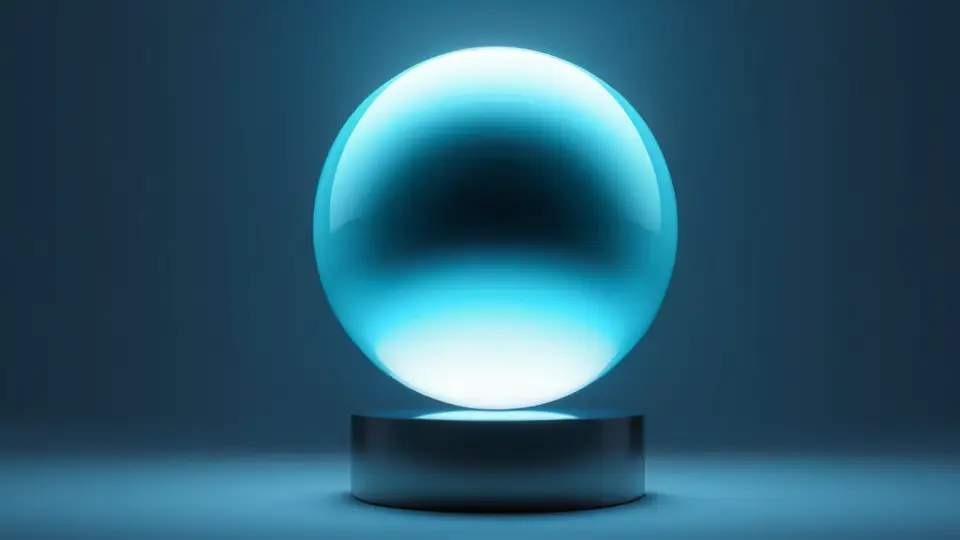 3D渲染，一个银白色的便携式开卡器设备连接着一台笔记本电脑，屏幕上显示抽象的信号波形和进度条图标，无任何文字，采用科技蓝与白色为主色调，中央构图，背景简洁