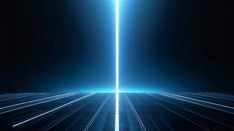 3D渲染，一部iPhone手机屏幕显示世界地图和多个虚拟位置标记点，背景为淡蓝色科技网格，中央构图，突出手机与地图的关联