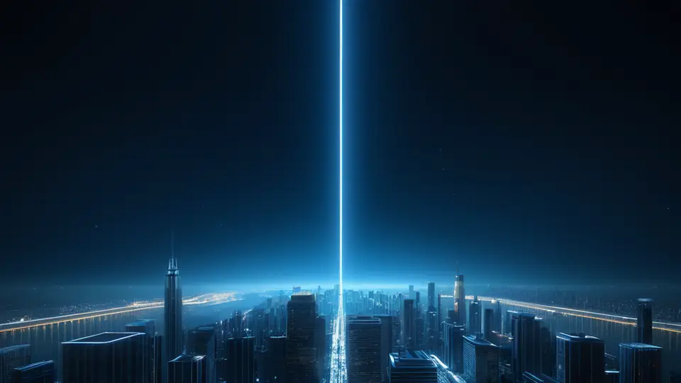 商务示意图，一个中心圆圈写着“主卡”，周围通过线条连接多个小圆圈，小圆圈内有手机图标，整体为扁平化设计，蓝白配色，对称构图
