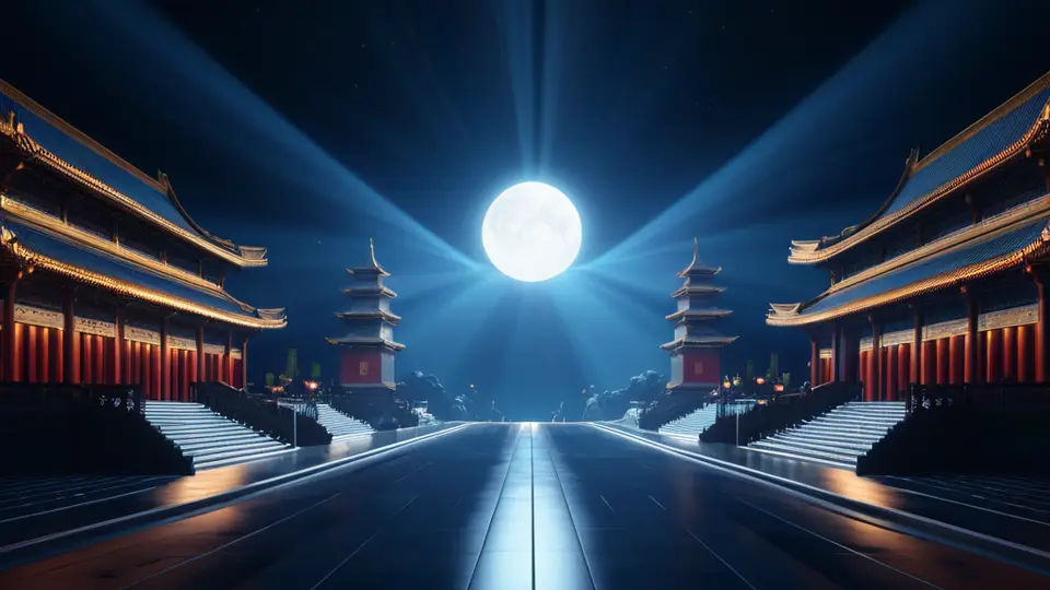 写实摄影，中国北方现代化工业园区的鸟瞰图，厂房整齐排列，远处有广阔的农田和森林，整体色调为蓝灰色与绿色结合，强调科技与自然的融合，广角构图