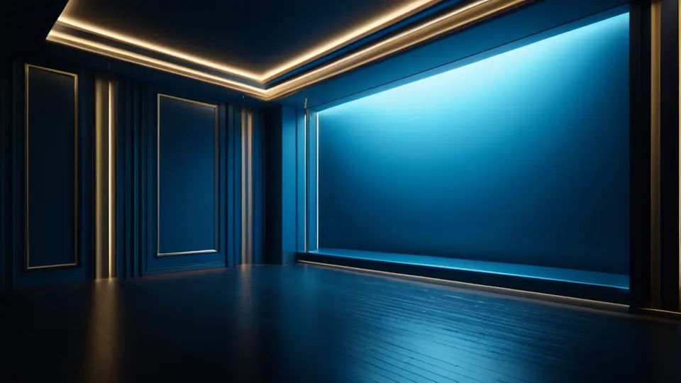3D 渲染，一个虚拟现实头盔显示地图和定位点，科技感，蓝绿配色，居中构图