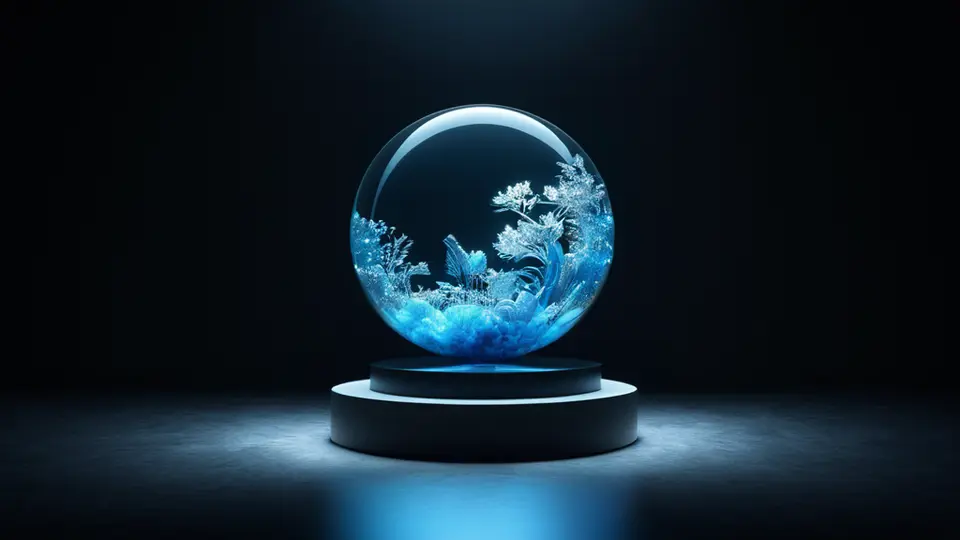 写实摄影，工程师在工作站操作三维软件，屏幕显示彩色三维渲染模型，暖色调，俯视构图，突出细节