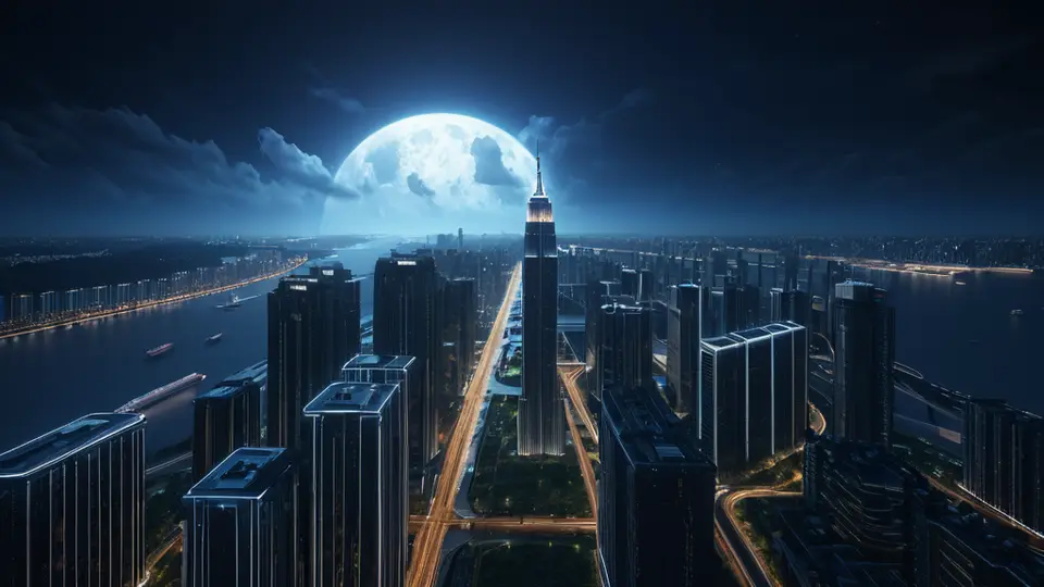 商务示意图，一个半透明的地球仪置于中央，上面有多个发光的定位图标从不同城市连接到一部手机屏幕，淡蓝与白色为主色调，线条简洁，突出技术感