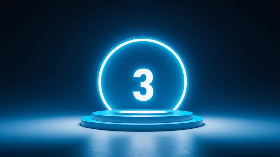 3D渲染，一个抽象的数字大脑中枢，连接着代表不同行业的图标（齿轮、麦穗、山水、芯片），采用蓝紫色科技主色调，中心发散式构图，象征智能赋能多产业