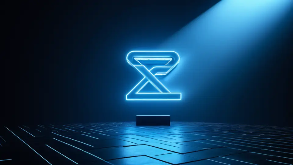 扁平插画，手机设置界面示意图，用图标和色块表示“应用”、“权限”、“位置”选项，无任何文字，采用蓝白配色，信息层级清晰
