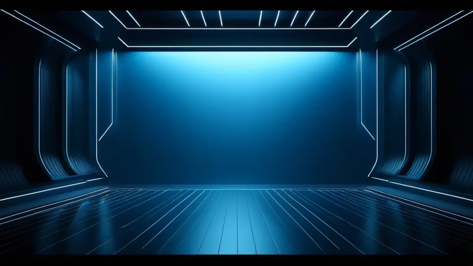 3D渲染，一个发光的盾牌图标保护着一个抽象的软件界面模型，背景是淡蓝色的科技感网格，中央构图，突出保护主题