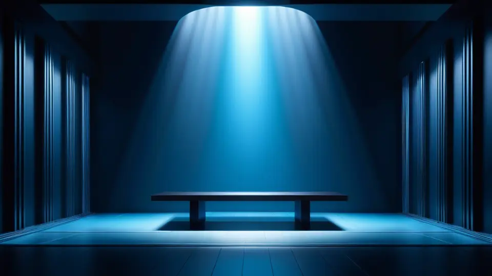 3D渲染，一个由无数数据点和神经网络连接构成的抽象大脑模型，悬浮在深色背景中，发出柔和的蓝紫色光芒，象征AI智能，中心构图