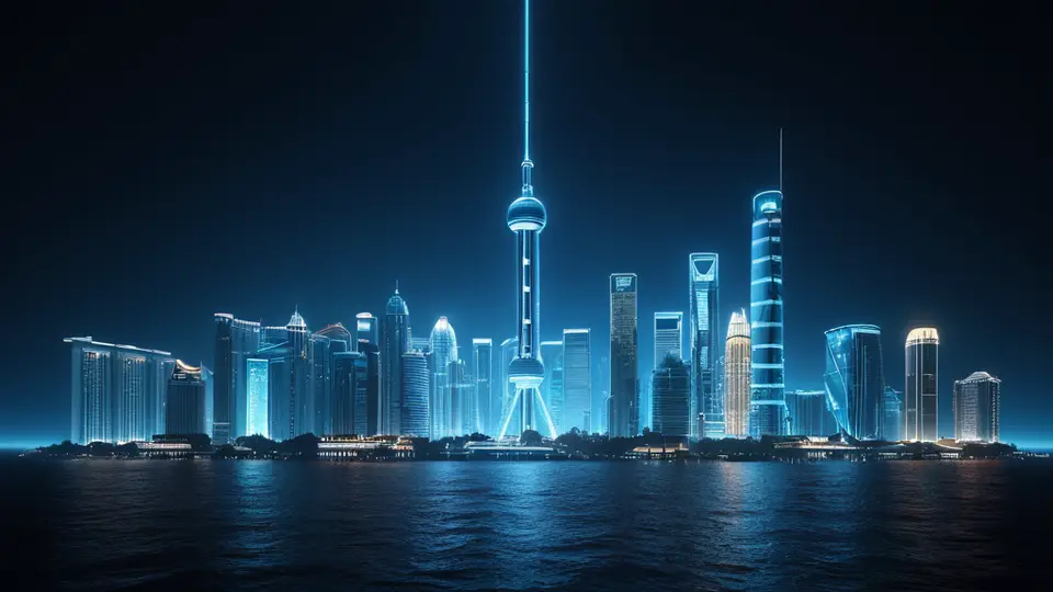 商务示意图，一个团队围坐在圆桌旁，桌上放着一台显示着抽象UI界面的平板电脑，周围漂浮着灯泡、齿轮、进度条等图标，象征协作与规划，暖色调，浅景深效果