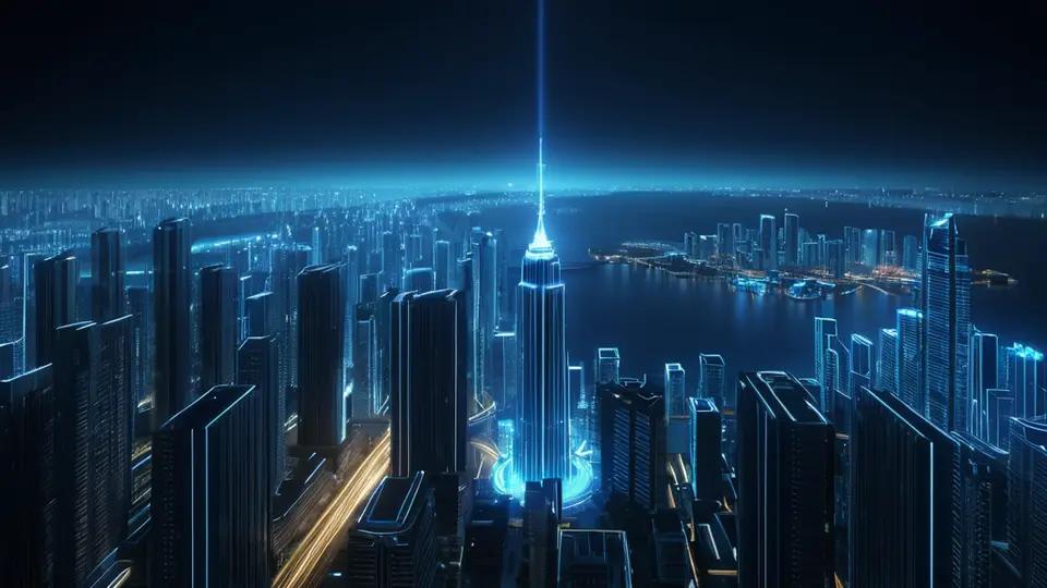 3D渲染风格，一个代表“职业风险”的立方体，表面裂纹中透出红色光芒，立方体旁边有一个象征“信任”的透明人形图标正在变得模糊，采用深蓝与暗红色对比的警示色调，透视构图