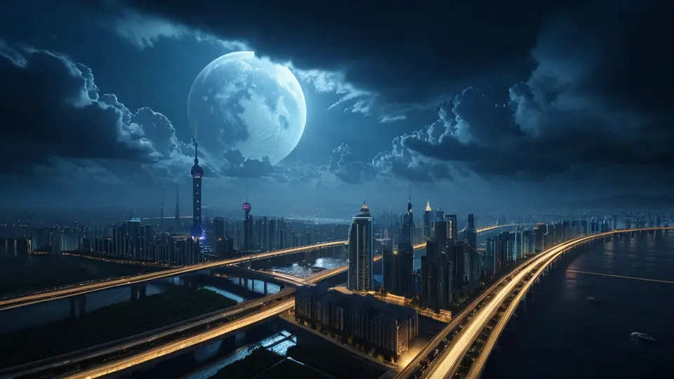 写实摄影，一位商务人士在异地营业厅柜台前，工作人员正在电脑前操作，背景有中国移动的标志和叫号机，暖色调，中景构图，体现服务场景