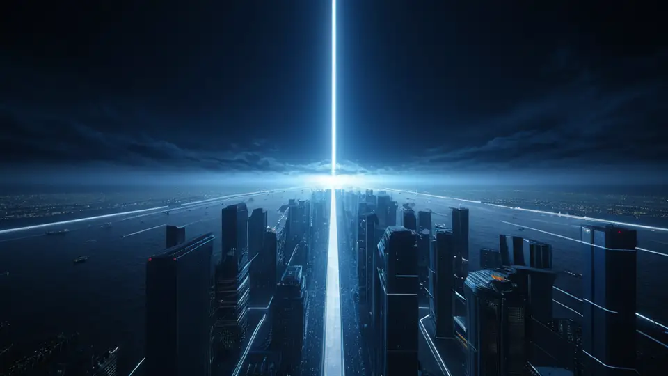 商务示意图，一个简洁的流程图，从左至右依次为：身份证图标、人脸识别图标、营业厅柜台图标、SIM卡图标，用箭头连接，采用蓝白灰商务配色，横向构图，背景干净