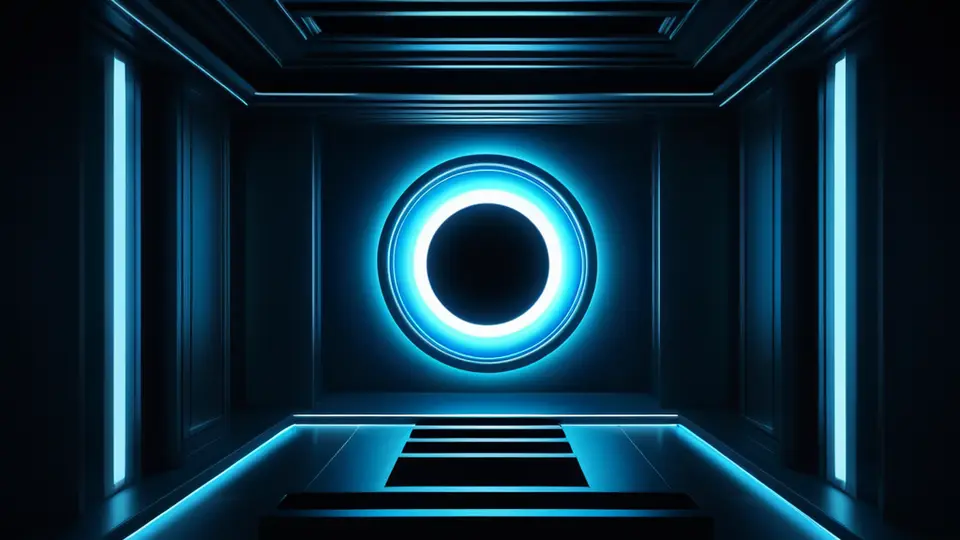 3D渲染，一个年轻人手持智能手机，屏幕上显示抽象的信号格和用户图标，背景是模糊的城市天际线，淡蓝色与科技感配色，居中构图，留白充足