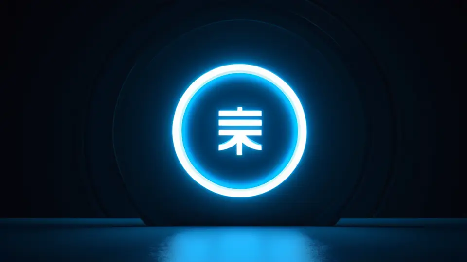 扁平插画风格，一个手机屏幕上显示视频播放界面，周围环绕着多个设备图标（电视、平板、电脑），表示多端同步，淡蓝和白色配色，中央构图，大量留白，无任何文字