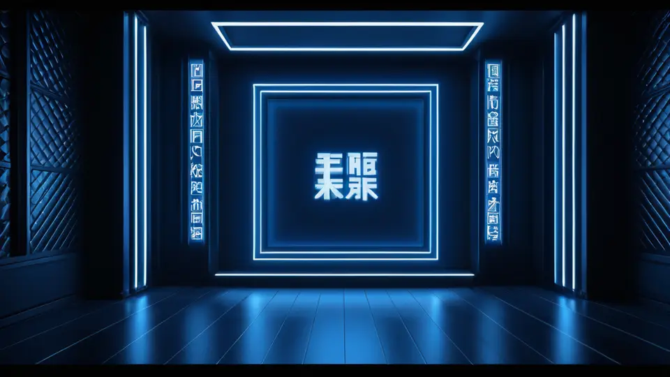 3D渲染，一台平板电脑显示授权管理界面，界面由抽象色块和图标组成，无文字，淡蓝主色调，居中构图，留白
