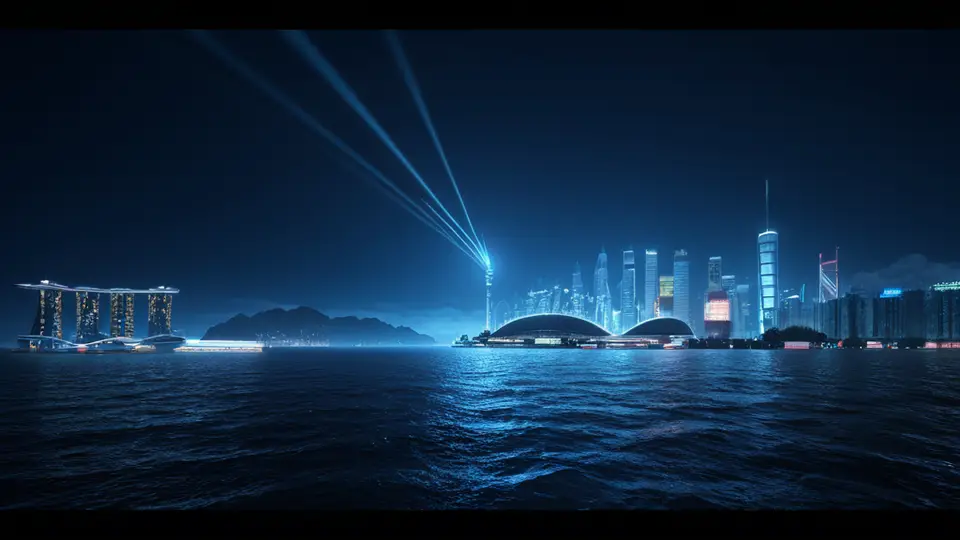 商务示意图，一台平板电脑显示企业管理后台界面，左侧有设备列表，右侧显示激活码生成页面，扁平插画风格，淡蓝色主色调，中央构图，大量留白，无任何文字