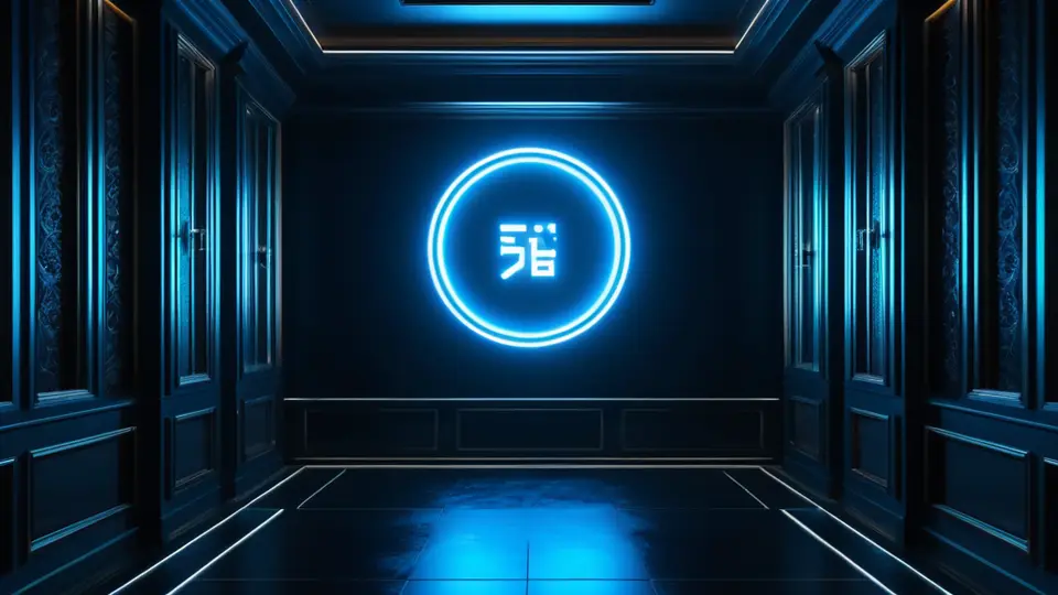 写实摄影，一位商务人士在办公室使用平板观看视频，平板屏幕显示抽象色块和图标，无文字，背景是简约办公环境，暖色调，中央构图，柔光效果